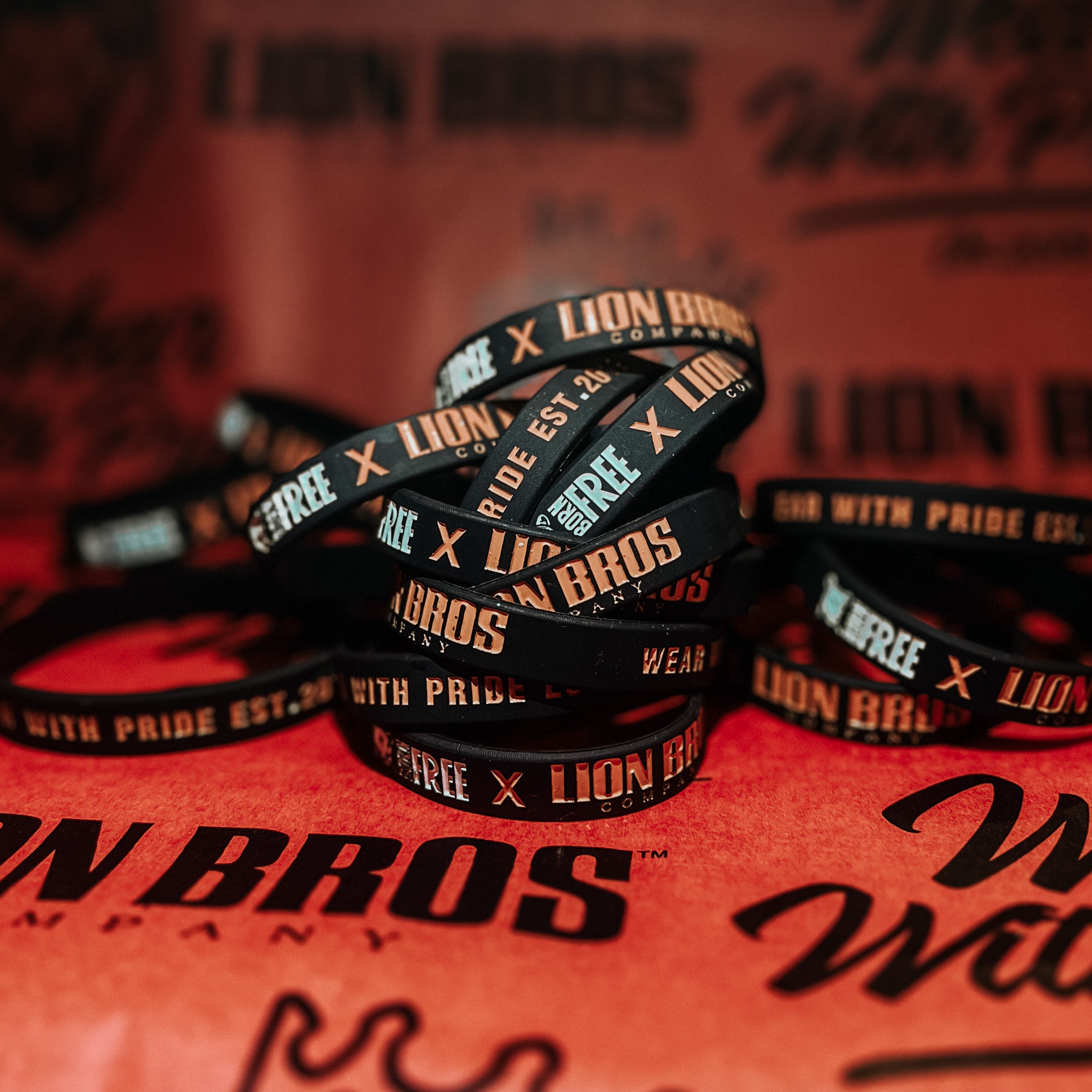 Born Free Foundation X Lion Bros Company Wristbands