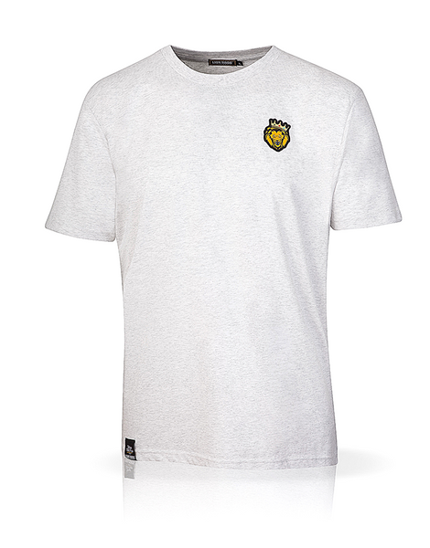 Single Lion T-Shirt (Melange White)
